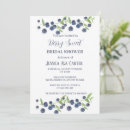 Search for blueberry bridal shower invitations Summer
