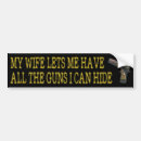 Search for handgun bumper stickers Firearms