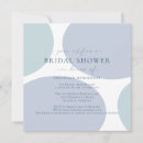 Search for abstract bridal shower invitations Blue