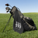 Search for christmas golf towels Black and white