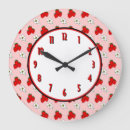 Search for strawberry kitchen clocks Red