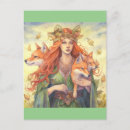 Search for goddess postcards Green