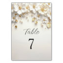 Search for gold floral table cards Stylish