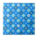 Search for snowflake pattern tiles Blue