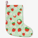 Search for flower christmas stockings Strawberry