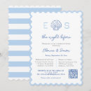 Search for nautical rehearsal dinner invitations Modern