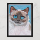 Search for ragdoll postcards Blue