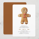 Search for gingerbread man invitations Watercolor
