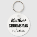 Search for classic wedding key rings Groomsman