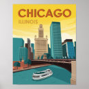 Search for retro chicago posters Skyline