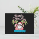 Search for beachy christmas cards Santa