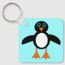 Search for penguin key rings Black and white
