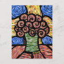 Search for abstract flowers postcards Colourful