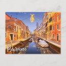 Search for burano italy postcards Venetian lagoon