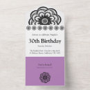 Search for all in one birthday invitations Purple