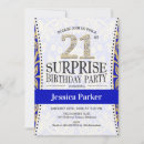 Search for blue with white invitations For her