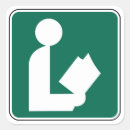 Search for funny library stickers Books
