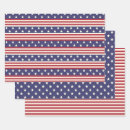 Search for stars and stripes wrapping paper Red white and blue