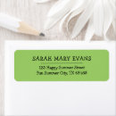 Search for green apple return address labels Modern