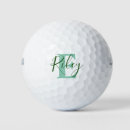 Search for initial golf balls Green