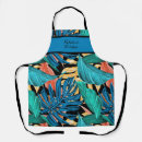 Search for yellow floral pattern aprons Tropical