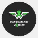 Search for green awareness ribbon stickers Warrior