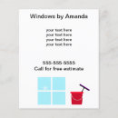 Search for window cleaning flyers Squeegee