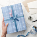 Search for blue plaid wrapping paper Check