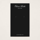 Search for car shaped business cards Earring holder