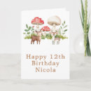 Search for gender neutral birthday cards Woodland animals