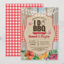 Search for red engagement party invitations Bbq