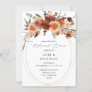 Search for bohemian rehearsal dinner invitations Floral