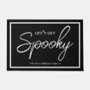 Search for halloween doormats Black