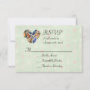 Search for mint green white invitations Rsvp