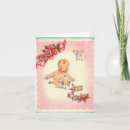 Search for vintage new baby cards Retro