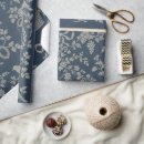 Search for blue toile wrapping paper Elegant
