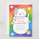 Search for cute kitty and invitations Girl