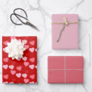Search for conversation hearts wrapping paper Pink