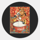 Search for chinese zodiac horse stickers Vintage