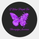 Search for fibromyalgia butterfly stickers Purple