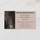 Search for breeders business cards Equine