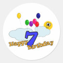 Search for happy birthday 7 stickers Seven