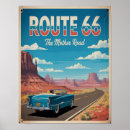 Search for route 66 posters Vintage travel