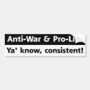 Search for anti war bumper stickers Peace