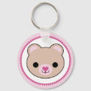 Search for bear pink key rings Kawaii