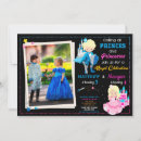 Search for prince and princess birthday invitations For kids