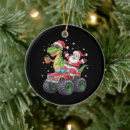 Search for dinosaur santa christmas tree decorations Xmas