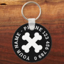 Search for bones key rings Dog bone