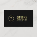 Search for martini business cards Bartending