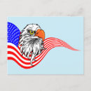 Search for bald eagle and american flag postcards Stars and stripes